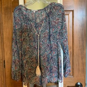 Women’s shear blouse size large